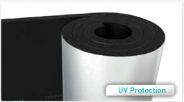 Aluminium Foil Faced Flexible Elastomeric Foam Rolls